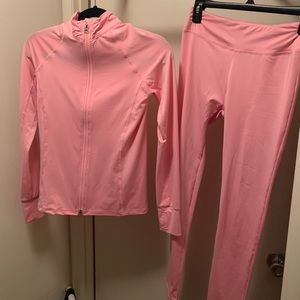 Pink tracksuit